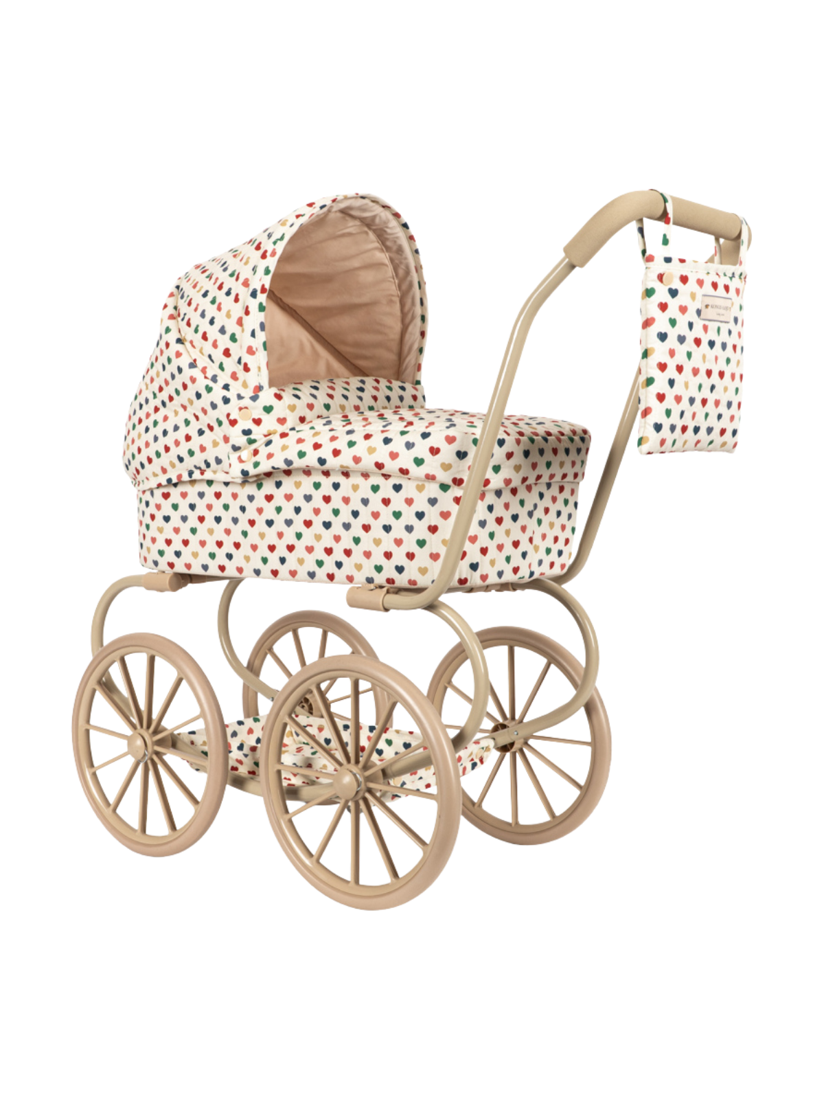 Hearts Minnie Doll Pram Pretend Play Konges Sløjd