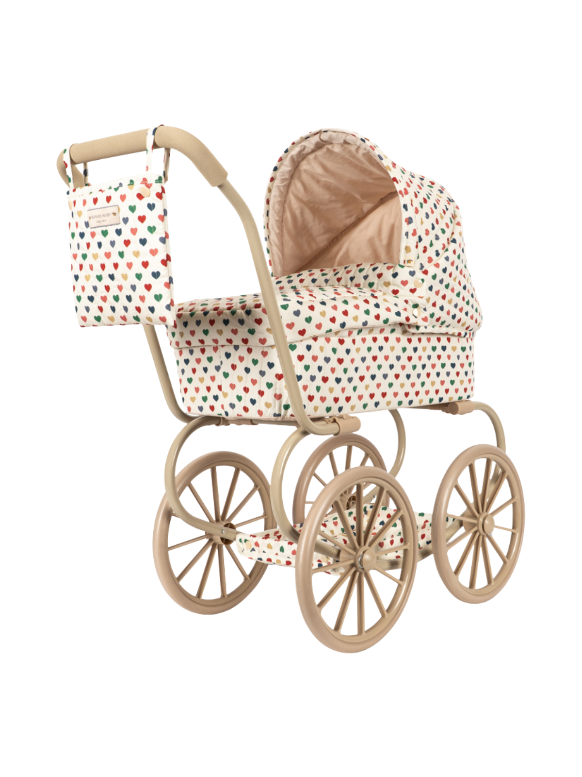 Hearts Minnie Doll Pram Pretend Play Konges Sløjd