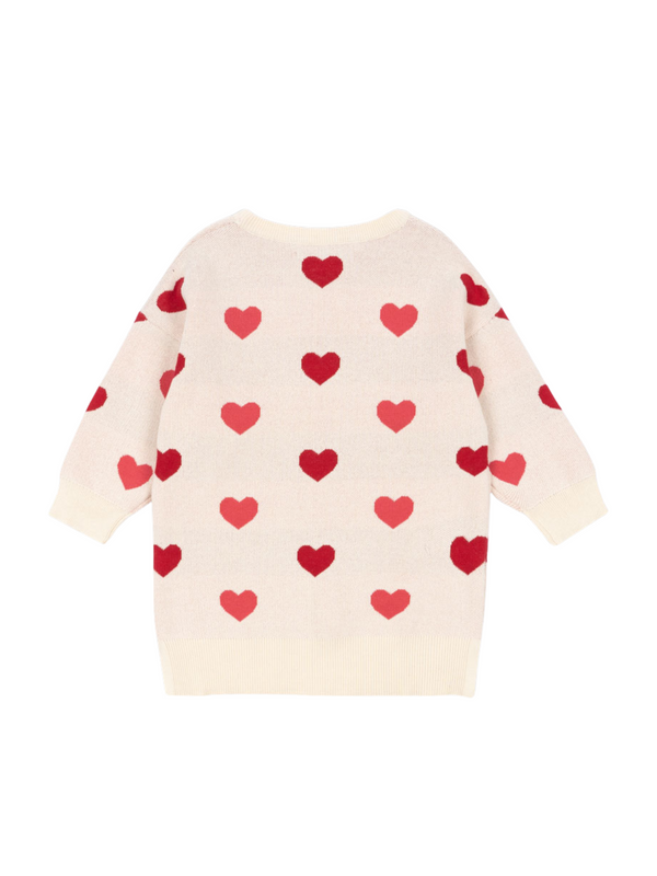 Heart Sweater Dress Dresses Konges Sløjd