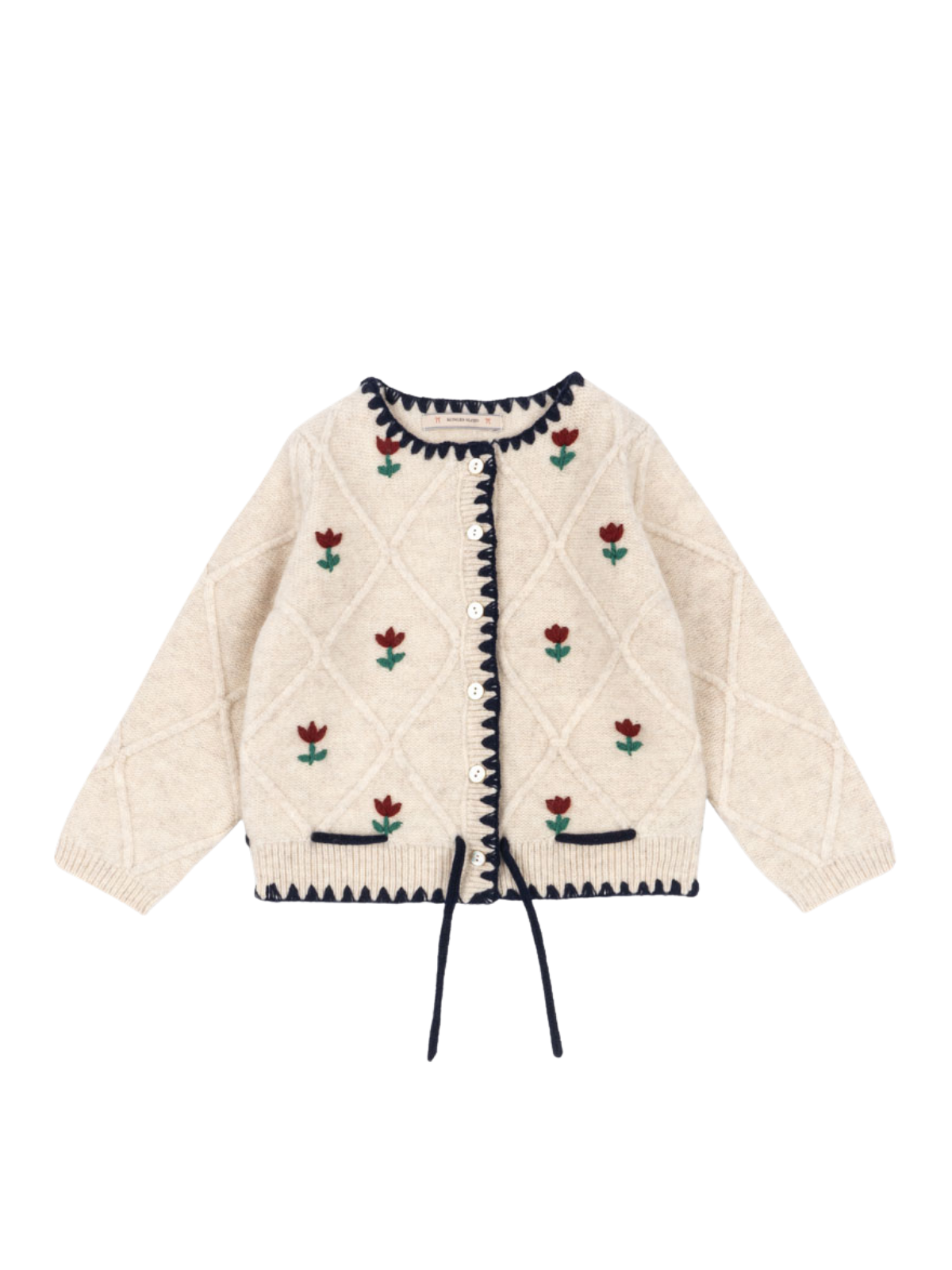 Iska Embroidered Cardigan Sweaters Konges Sløjd