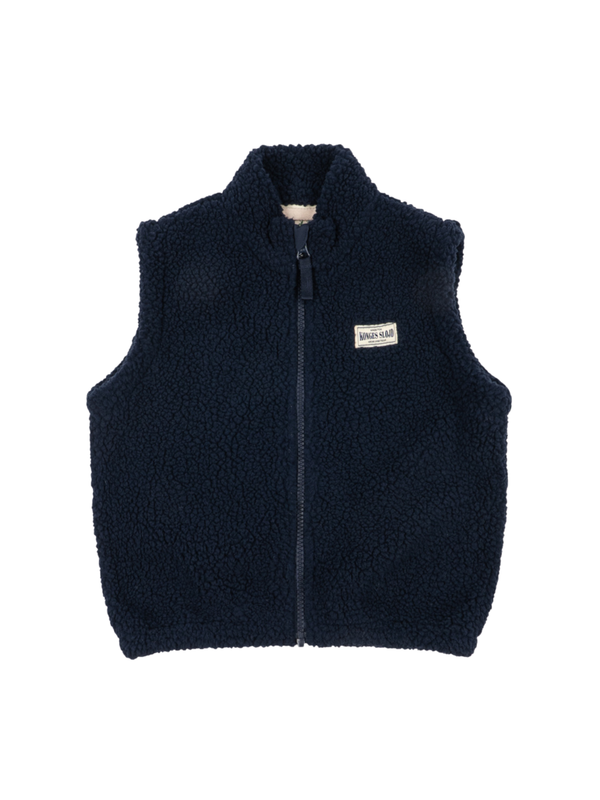 Jody Teddy Vest Outerwear Konges Sløjd Total Eclipse 2Y