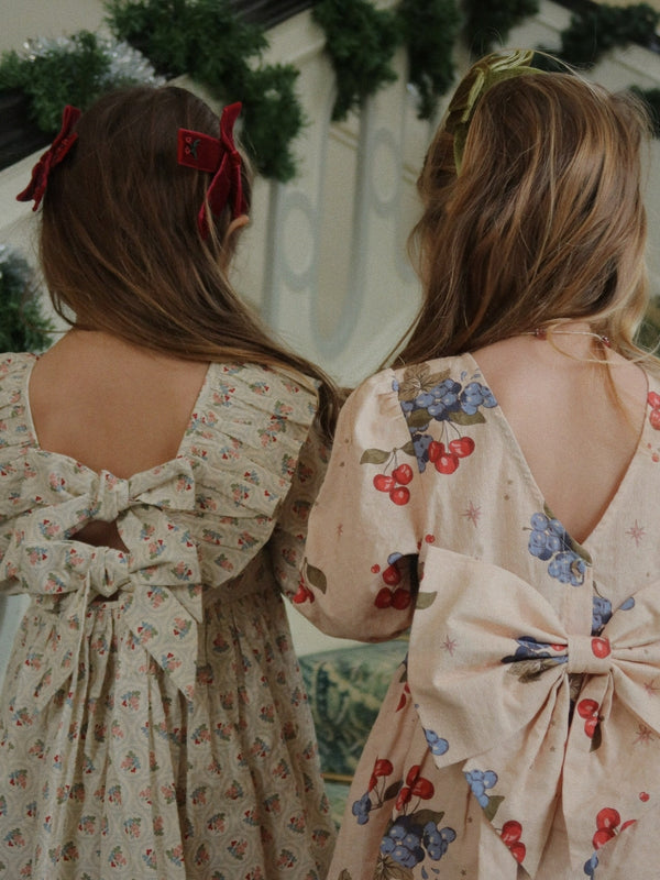 Juliette Velvet Bow Hair Clips Hair Accessories Konges Sløjd