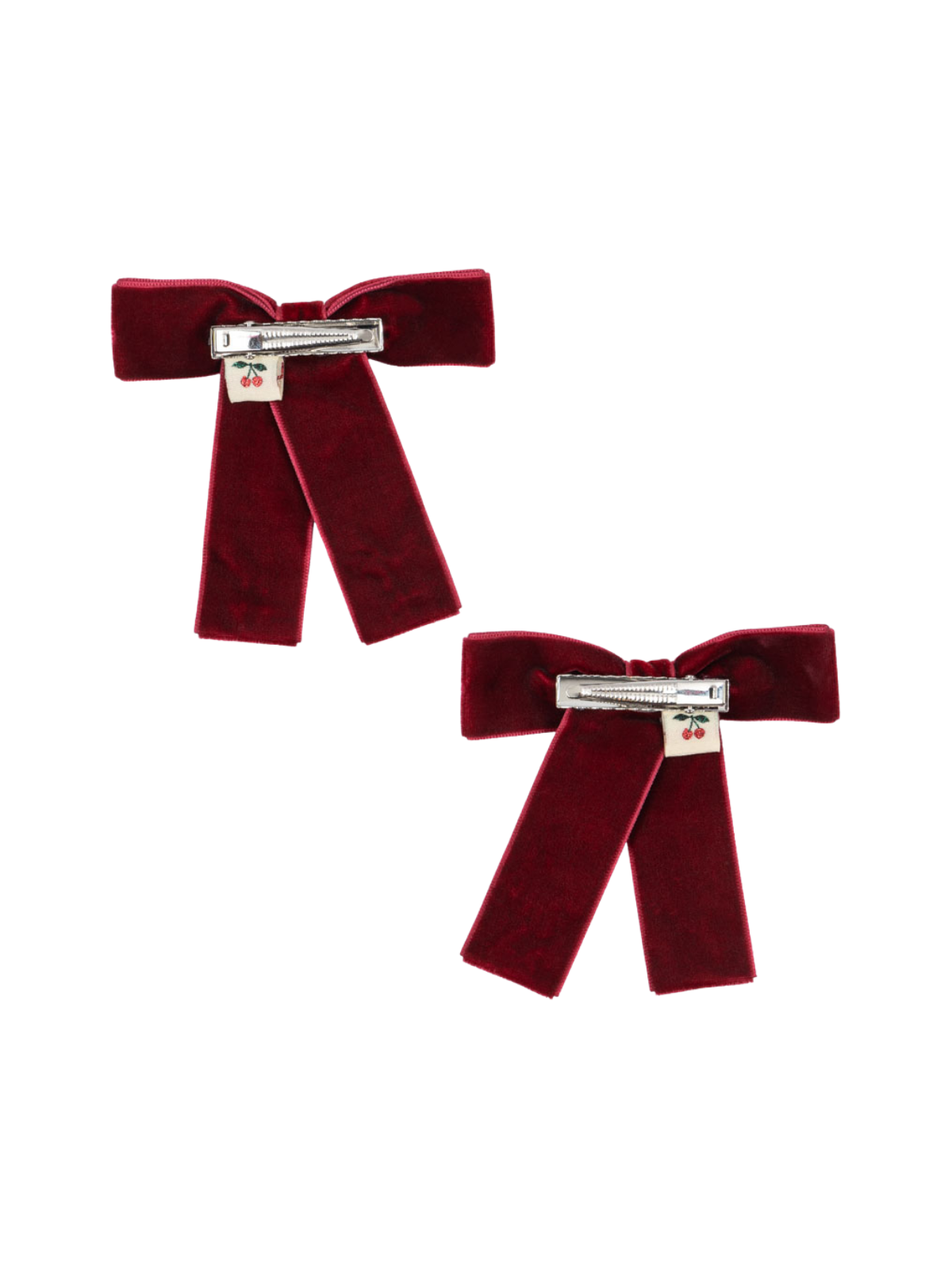 Juliette Velvet Bow Hair Clips Hair Accessories Konges Sløjd