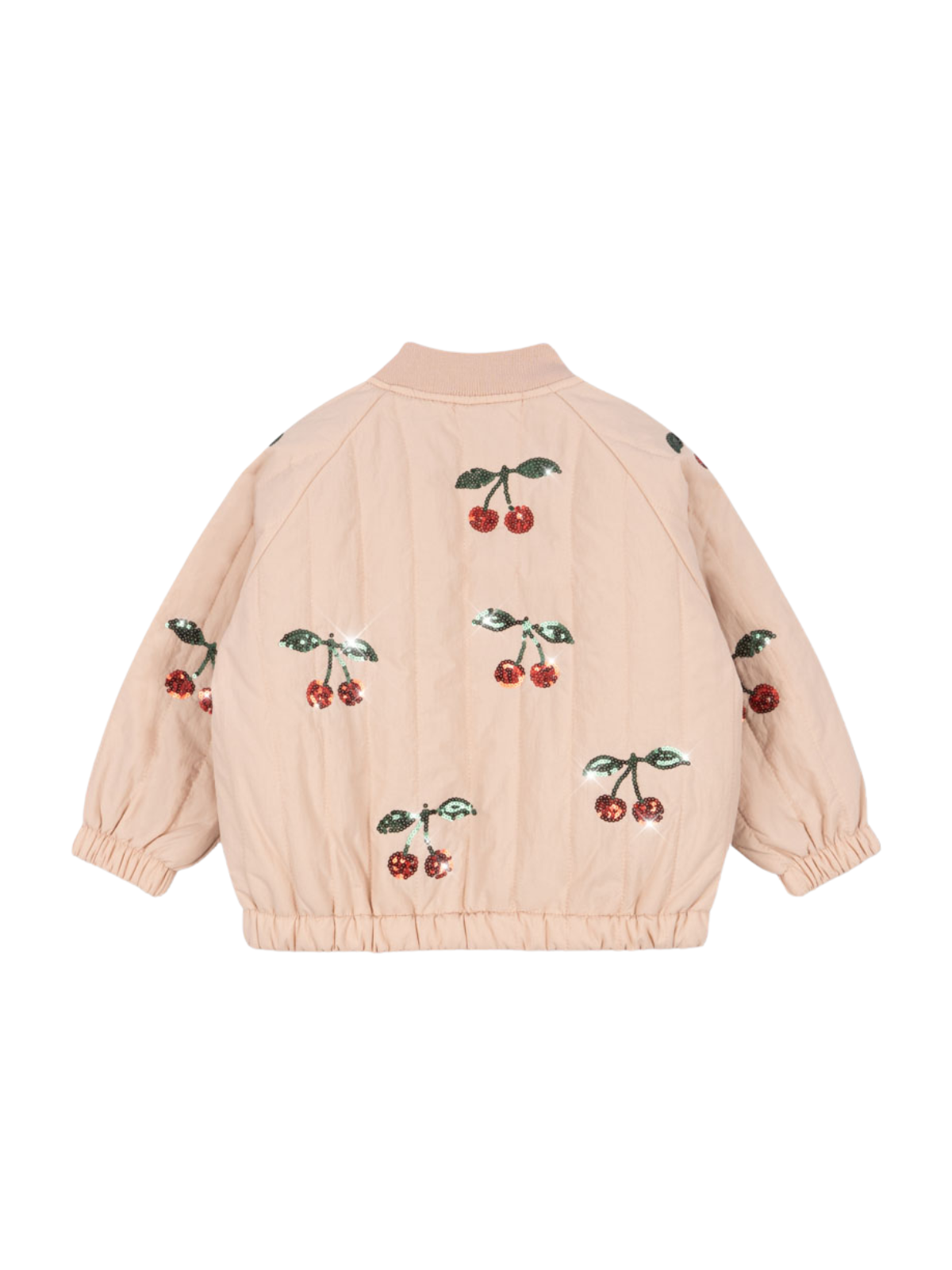 Juno Cherry Sequin Bomber Jacket Outerwear Konges Sløjd