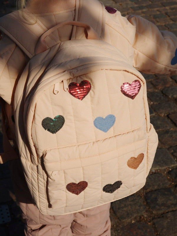 Juno Sequin Hearts Backpack Bags Konges Sløjd