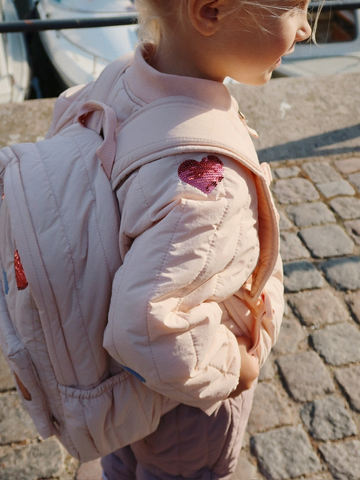 Juno Sequin Hearts Backpack Bags Konges Sløjd