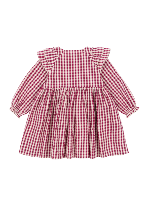 Kim Gingham Frill Dress Dresses Konges Sløjd