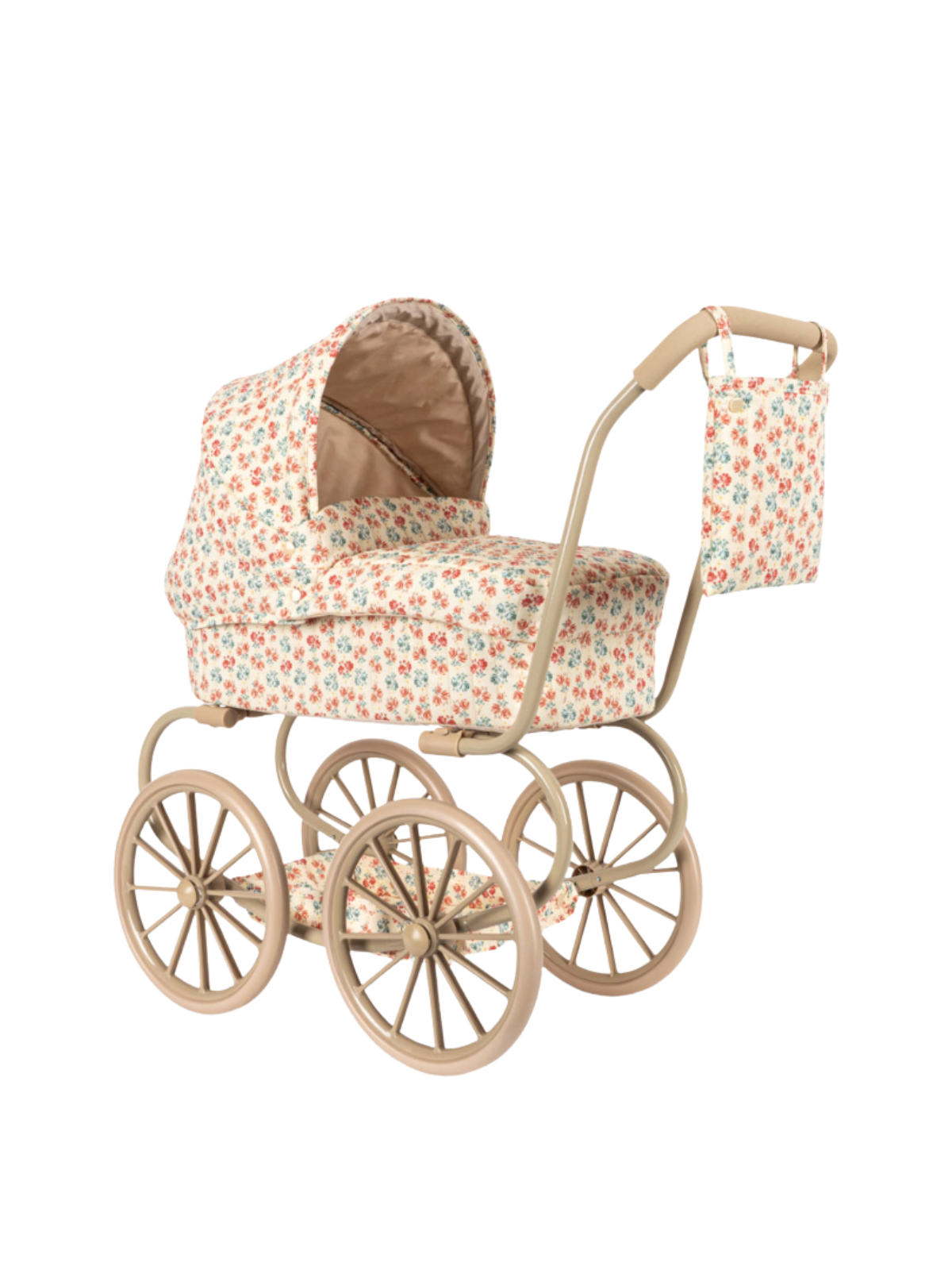 Lumina Floral Doll Pram Pretend Play Konges Sløjd