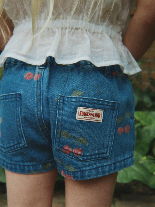 Magot Cherry Denim Shorts Shorts Konges Sløjd