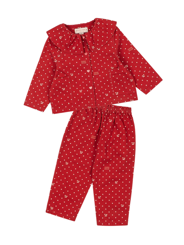 Magot Dot Print Set Sets Konges Sløjd Cherry Dot 2Y