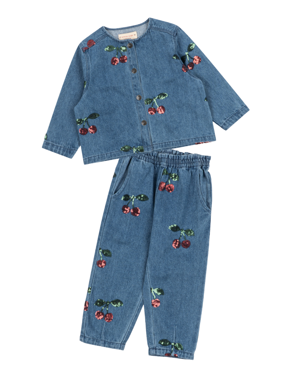 Magot Sequin Denim Set Sets Konges Sløjd Denim 2Y