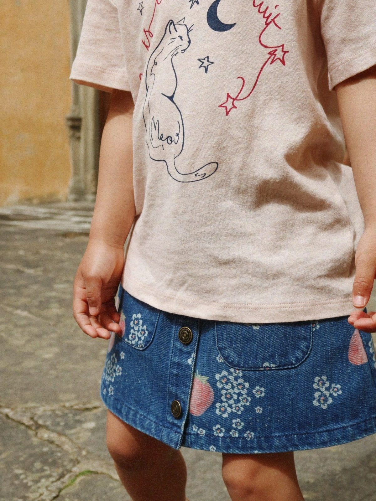 Magot Strawberry Print Denim Set Sets Konges Sløjd