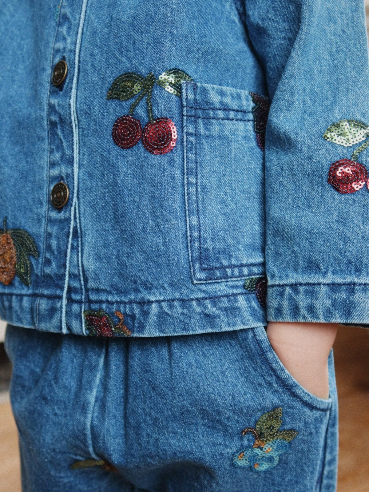 Margot Sequin Denim Set Sets Konges Sløjd