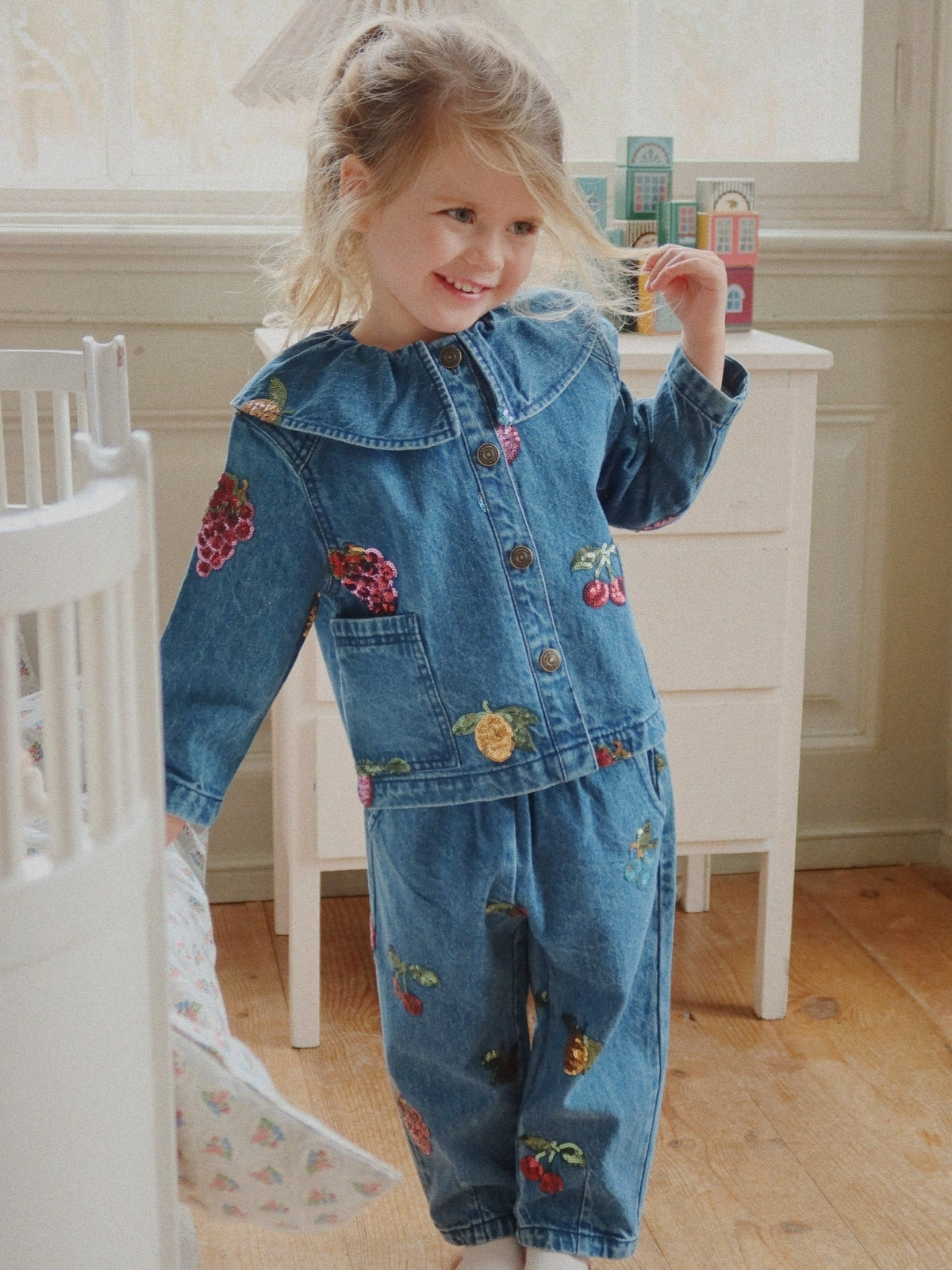 Margot Sequin Denim Set Sets Konges Sløjd