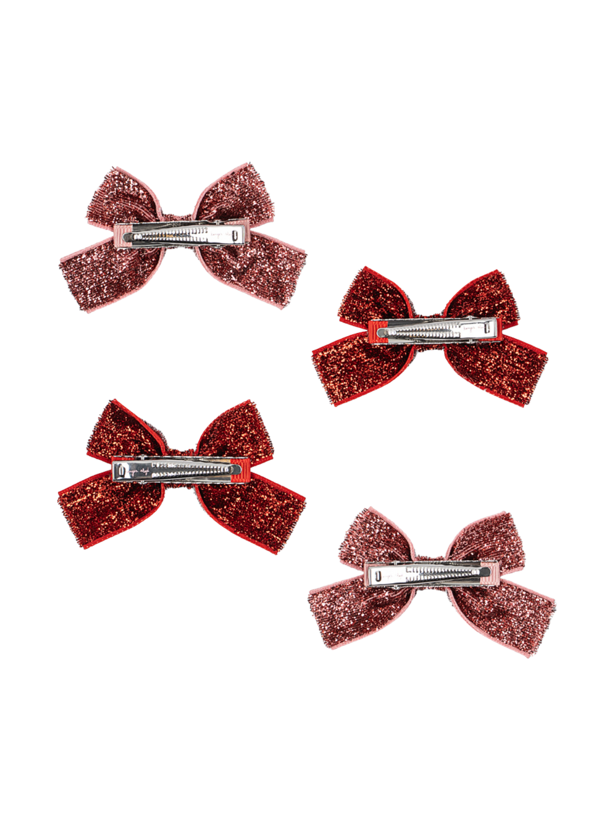 Mini Velvet Glitter Hair Clips Hair Accessories Konges Sløjd