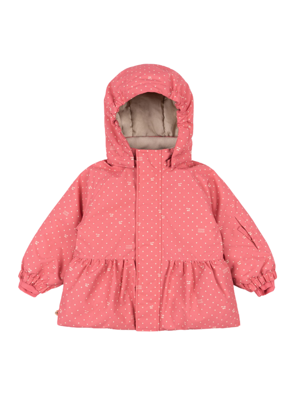 Mismou Dot Frill Jacket Outerwear Konges Sløjd Cherry Berry Dot 18M