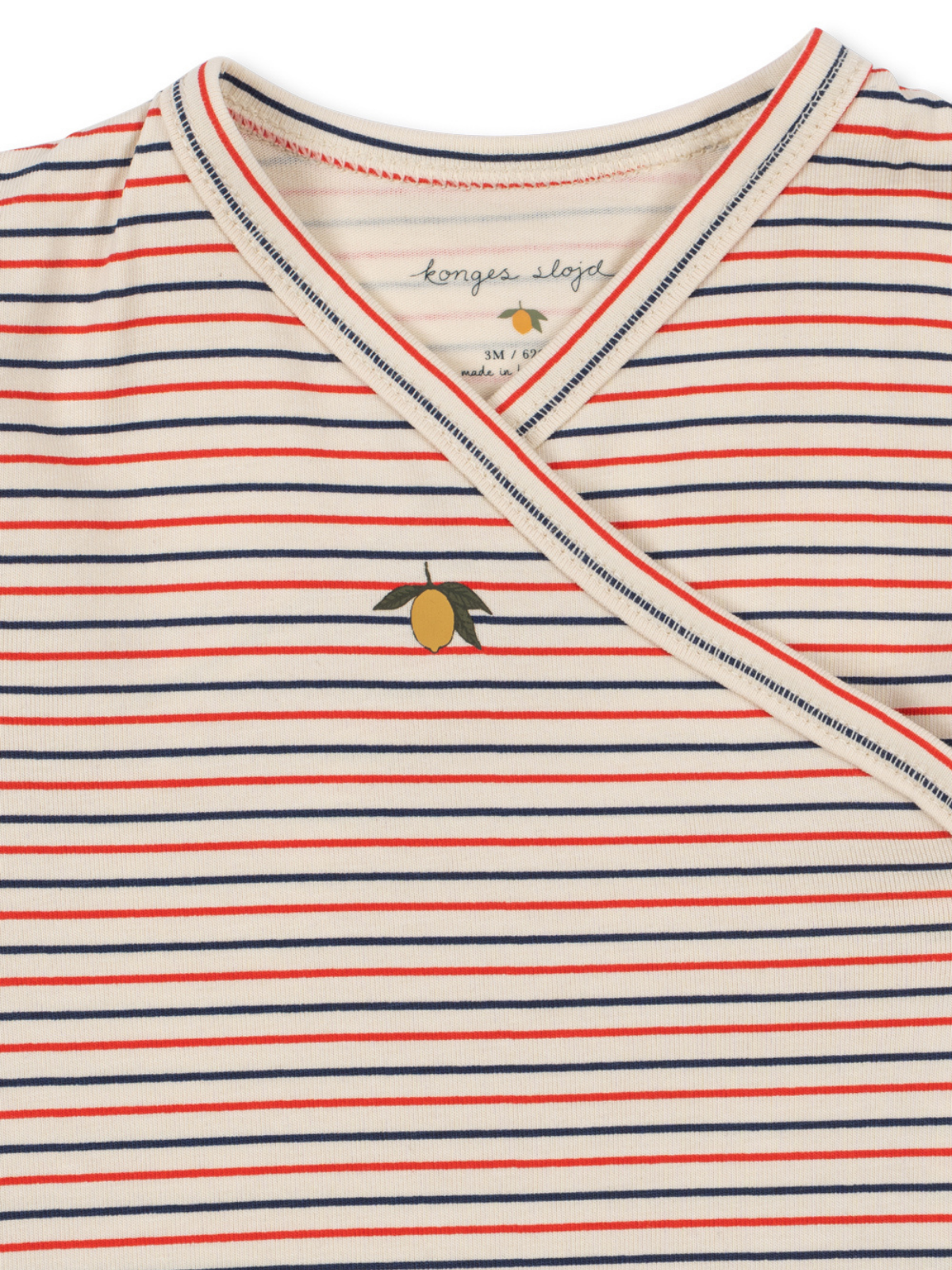 Multi-Stripe Newborn Onesie Rompers Konges Sløjd