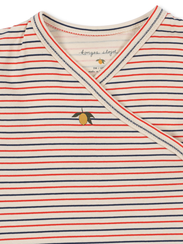 Multi-Stripe Newborn Onesie Rompers Konges Sløjd