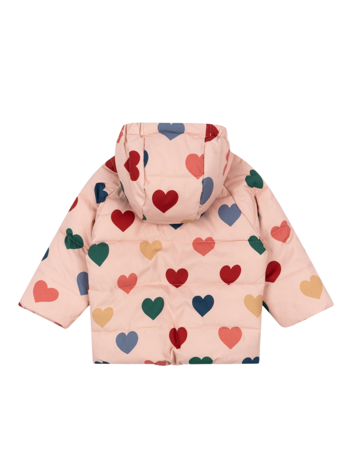 Multi Hearts Nuka Puffer Coat Outerwear Konges Sløjd