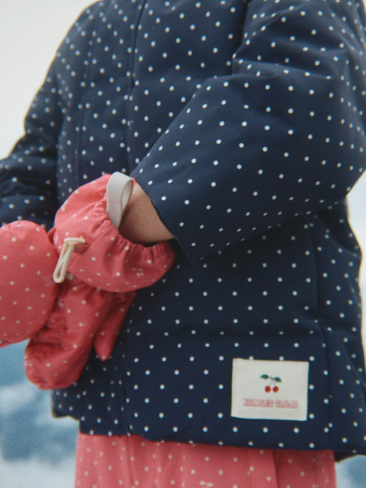 Nohr Dot Snow Mittens Gloves Konges Sløjd