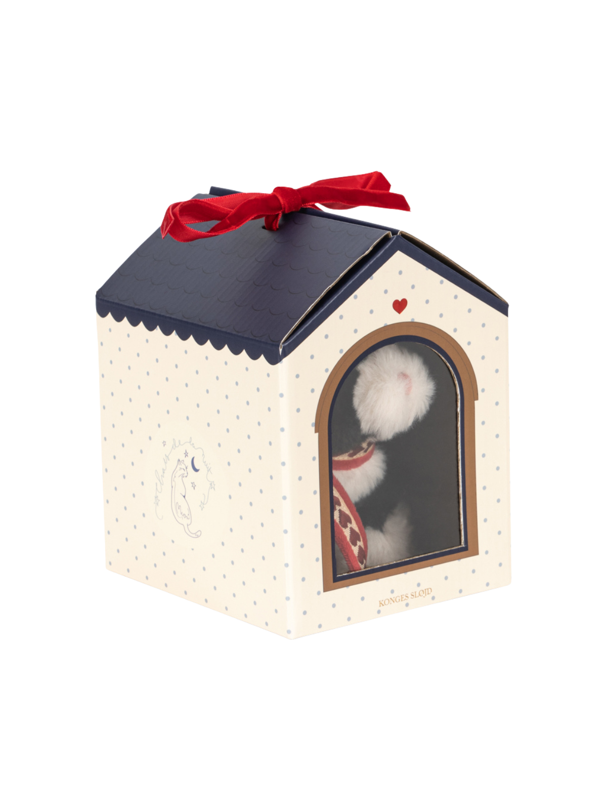 Pet Kitty With Bows Plush Konges Sløjd