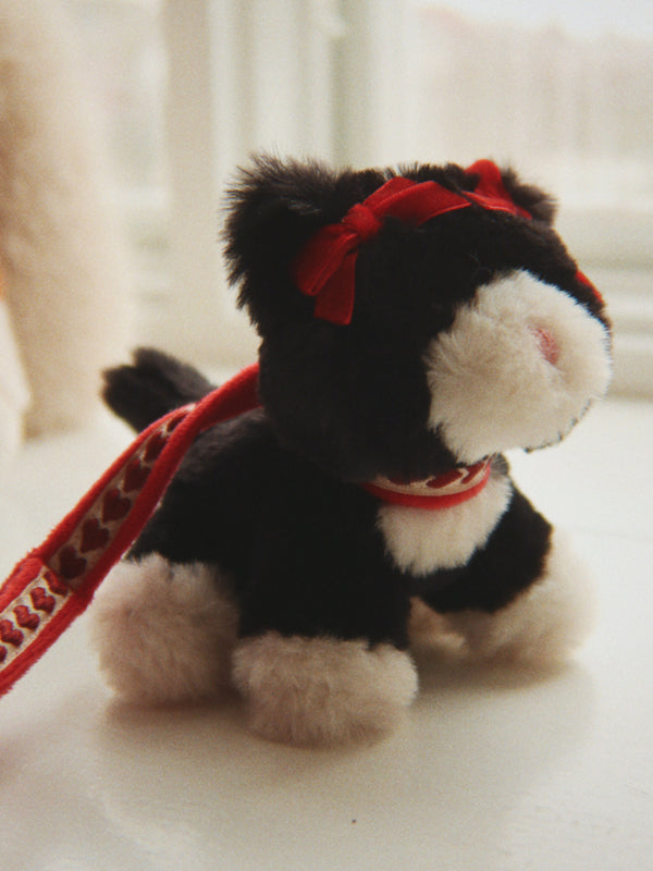 Pet Kitty With Bows Plush Konges Sløjd