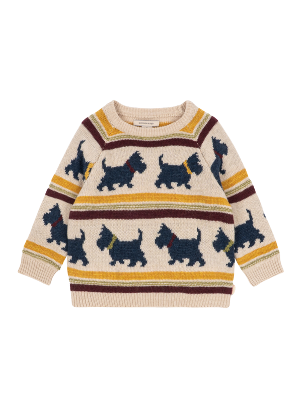 Piccolo Scottie Sweater Sweaters Konges Sløjd