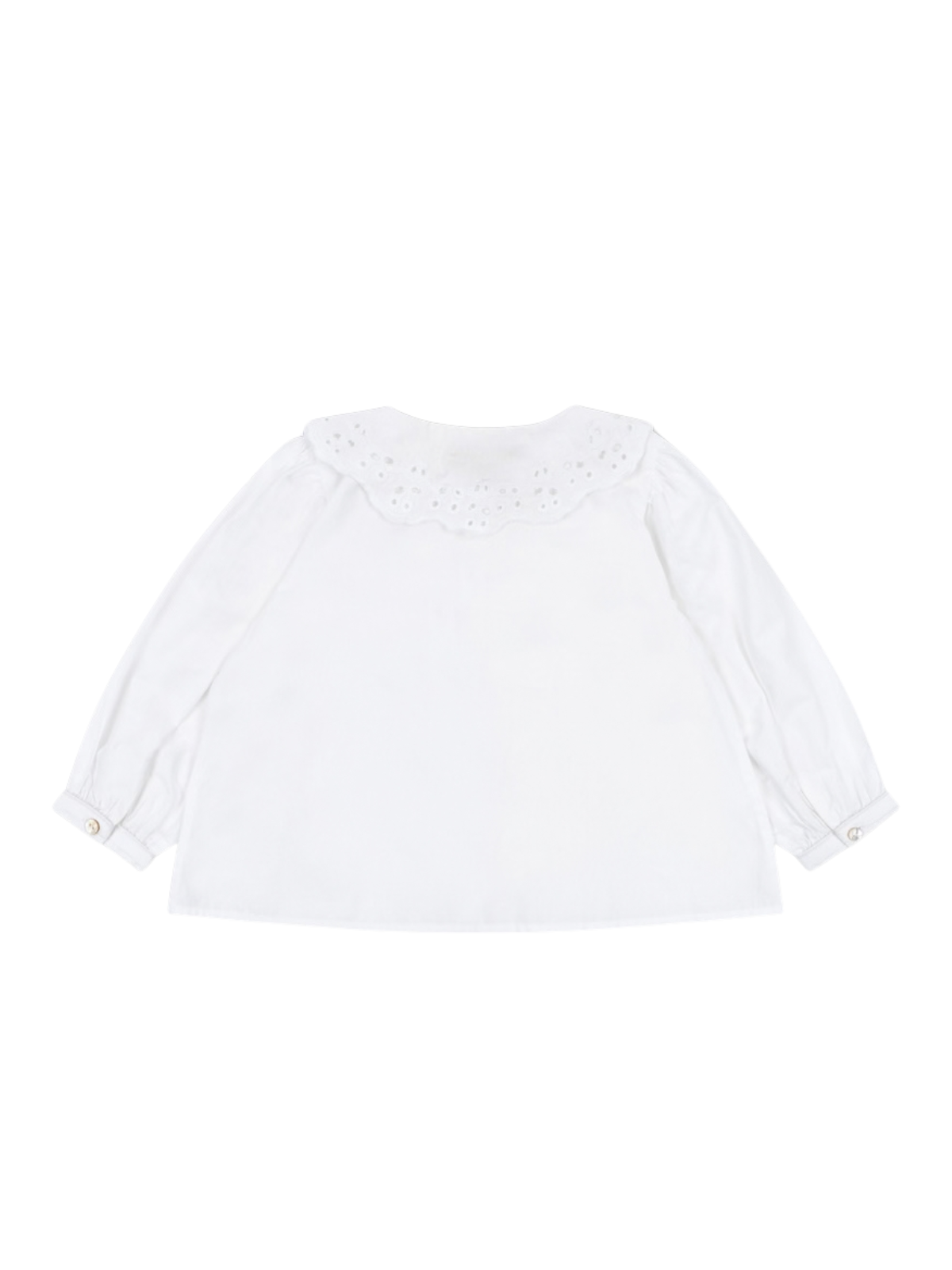 Rilo Eyelet Collar Top Tops Konges Sløjd