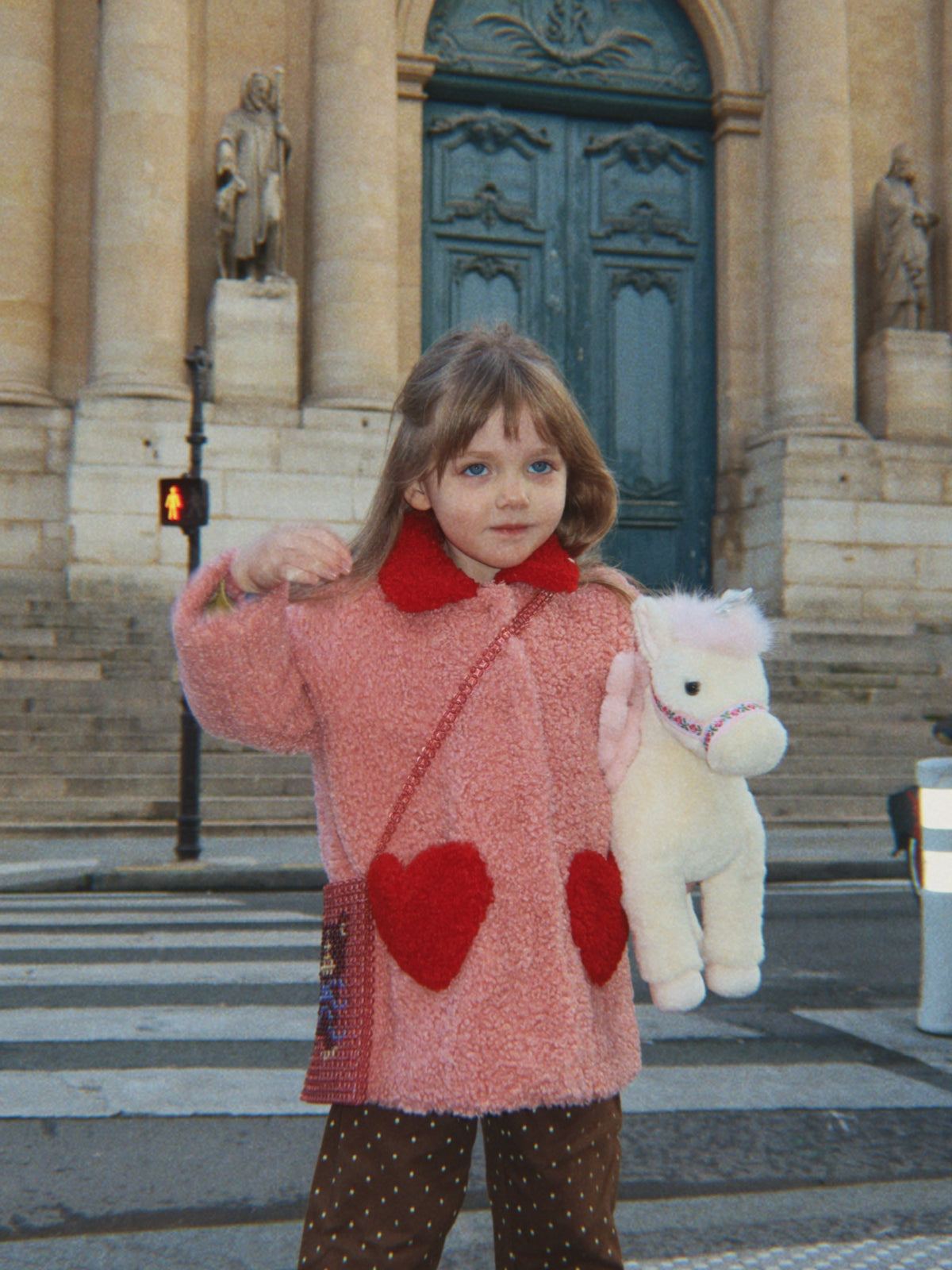 Rose Calin Heart Pocket Coat Outerwear Konges Sløjd