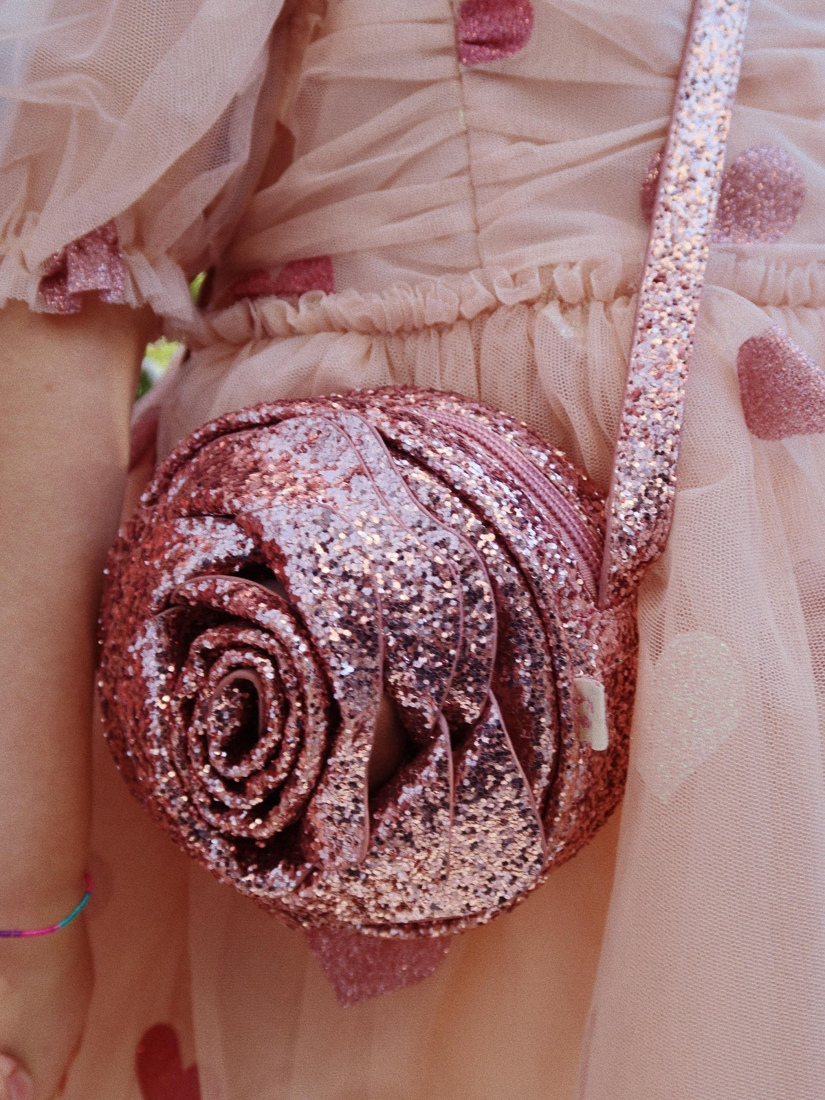 Rose Glitter Purse Bags Konges Sløjd   