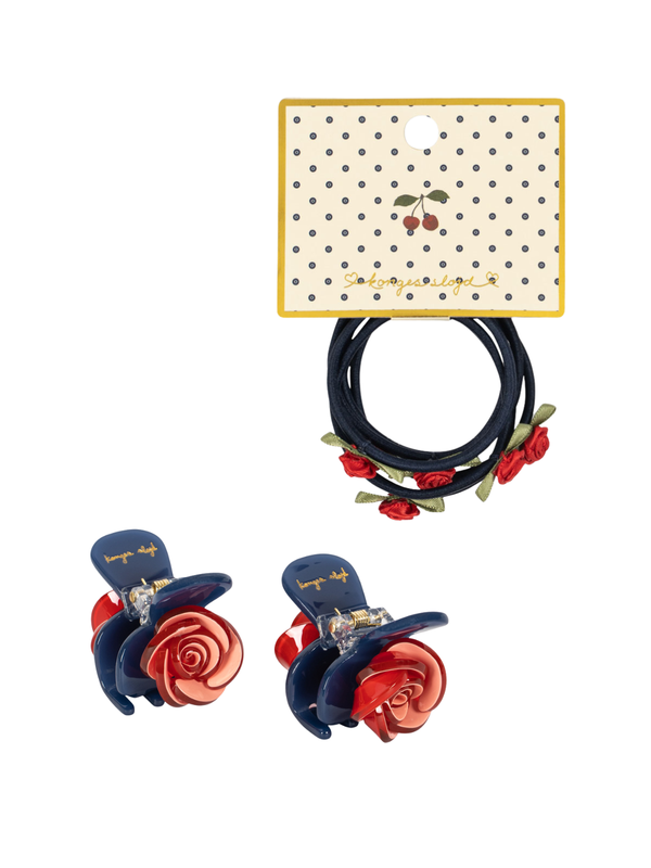 Rose Hair Accessory Set