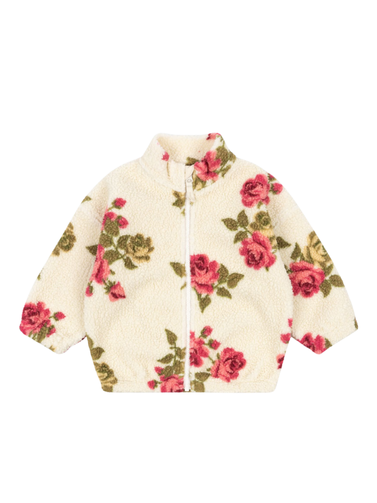 Roses Jody Teddy Jacket Outerwear Konges Sløjd Pink Roses 18M