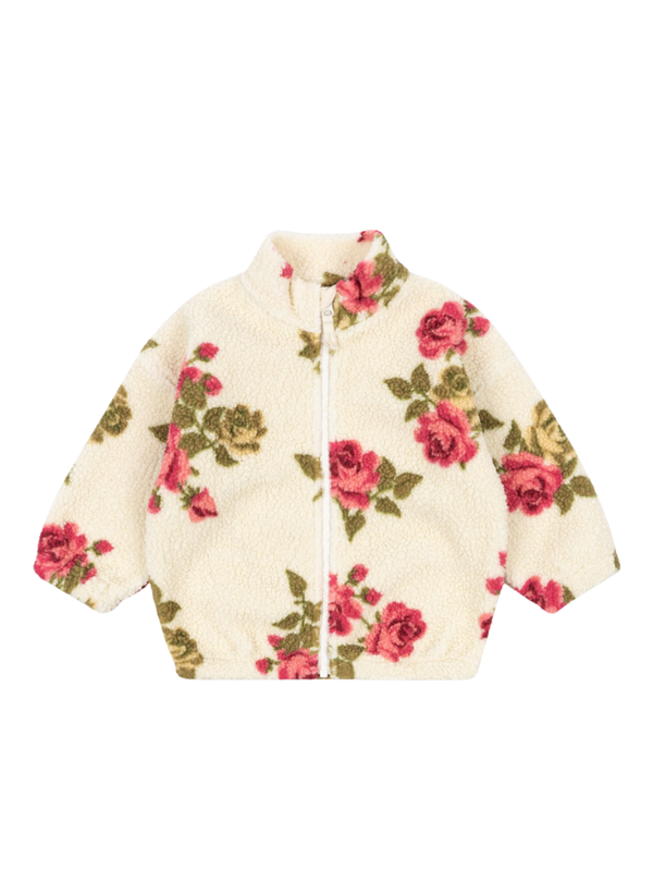 Roses Jody Teddy Jacket Outerwear Konges Sløjd Pink Roses 18M