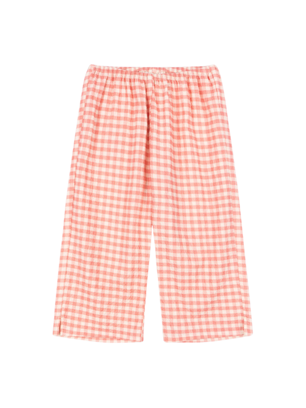 Rosie H-W x Konges Sløjd Bella Pants Pants Konges Sløjd Peach Blossom Check 12M