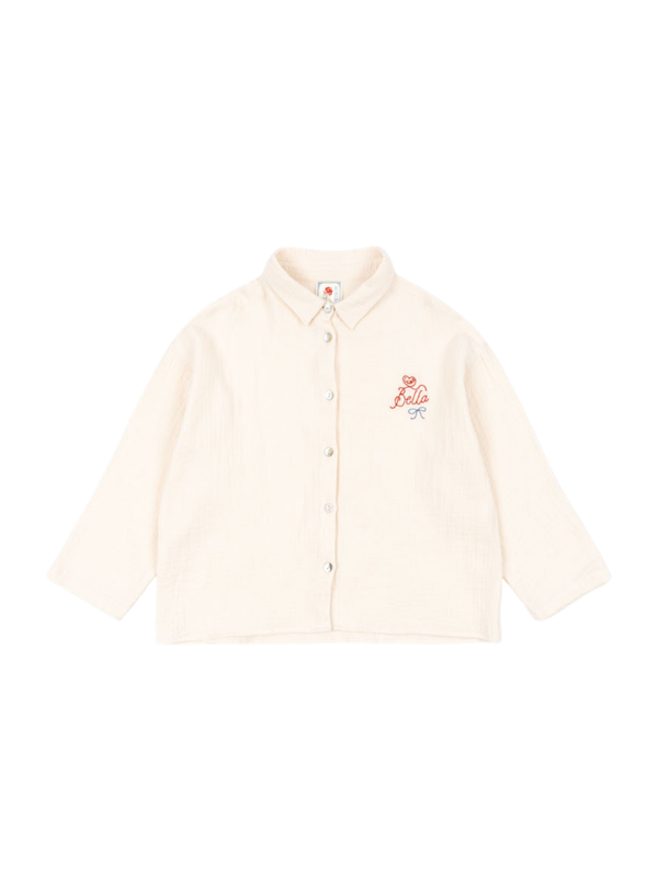 Rosie H-W x Konges Sløjd Bella Shirt Tops Konges Sløjd Mother of Pearl 12M