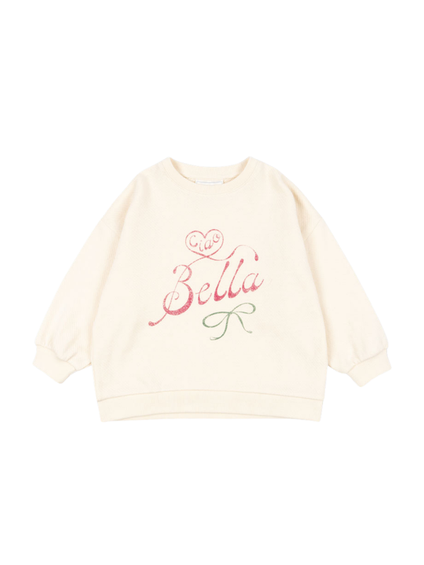 Rosie H-W x Konges Sløjd Bella Sweatshirt Tops Konges Sløjd Antique White 12M