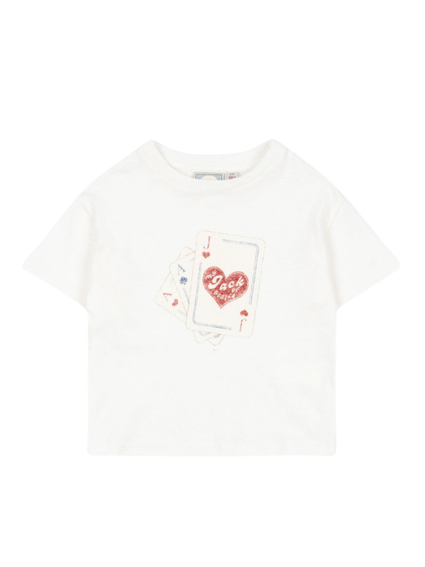 Rosie H-W x Konges Sløjd Jack Tee Tees Konges Sløjd Antique White 12M