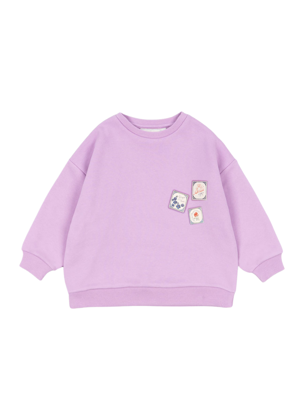 Rosie H-W x Konges Sløjd Letter Sweatshirt Sweatshirts Konges Sløjd Lupine 12M