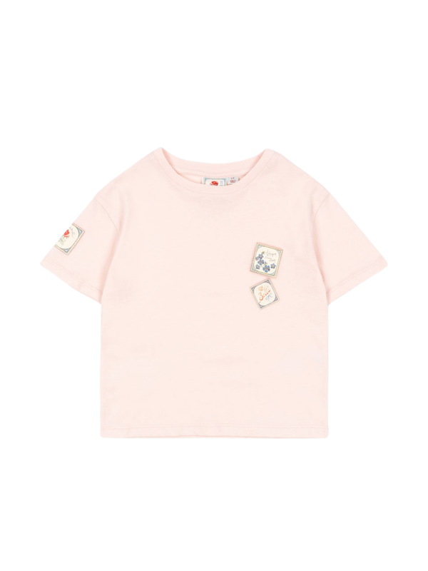 Rosie H-W x Konges Sløjd Letter Tee Tees Konges Sløjd Chalk Pink 12M