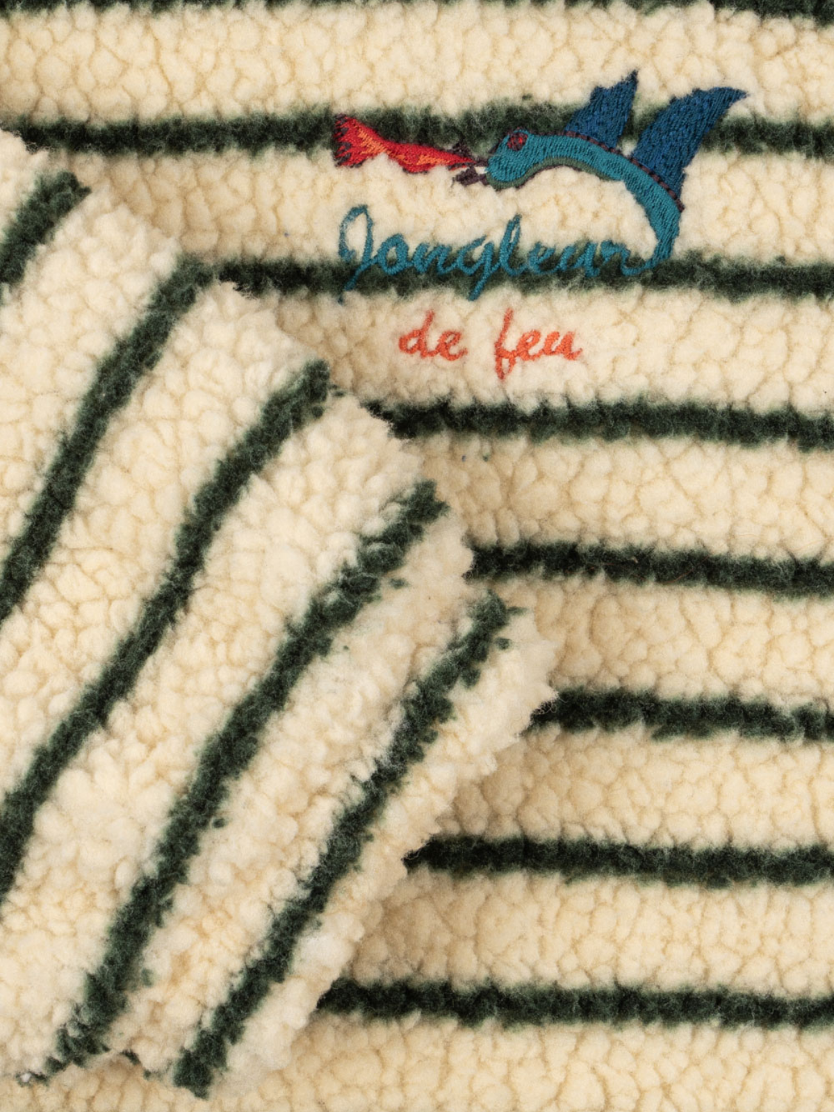 Rosie H-W x Konges Sløjd Stripe Fleece Jacket Outerwear Konges Sløjd