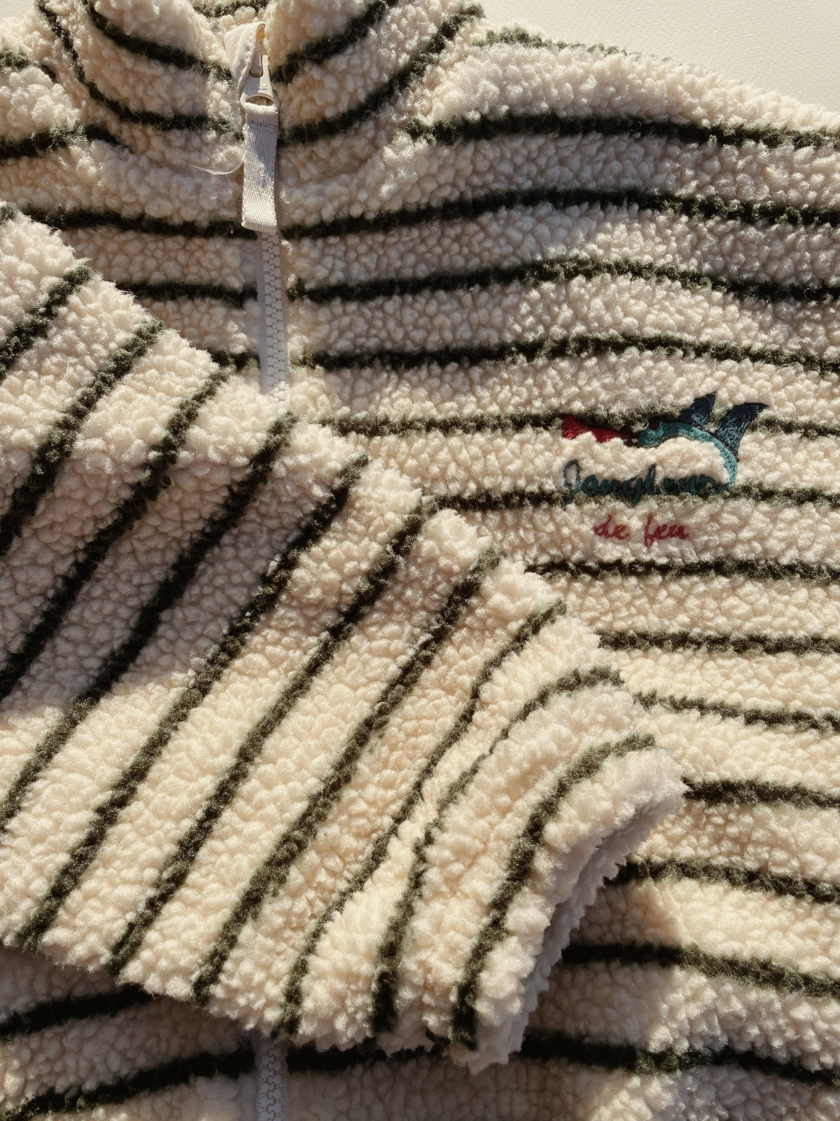 Rosie H-W x Konges Sløjd Stripe Fleece Jacket Outerwear Konges Sløjd