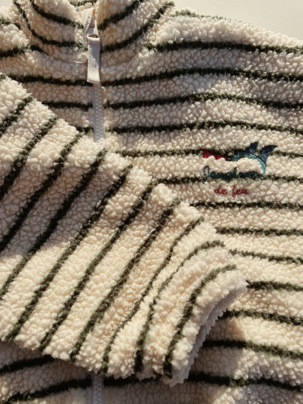 Rosie H-W x Konges Sløjd Stripe Fleece Jacket Outerwear Konges Sløjd