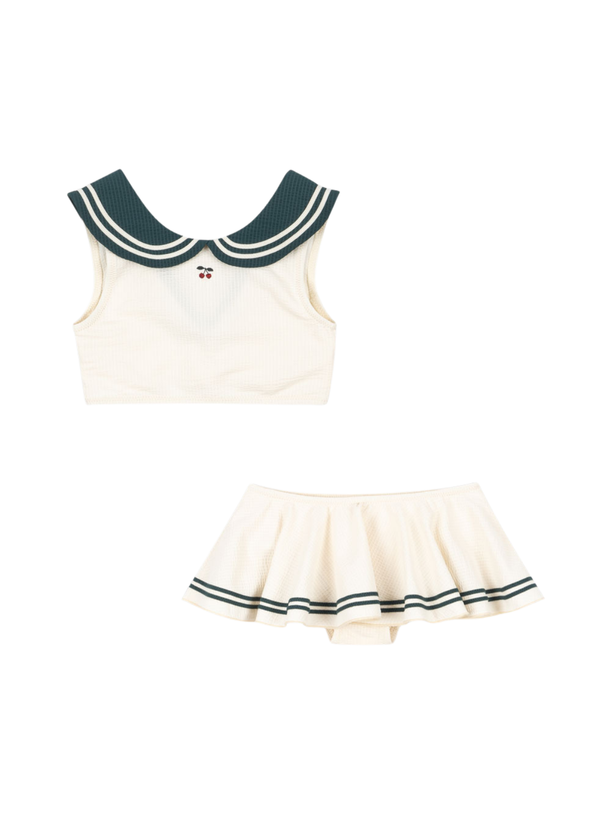 Sailor Bikini Swim Konges Sløjd Antique White 2Y