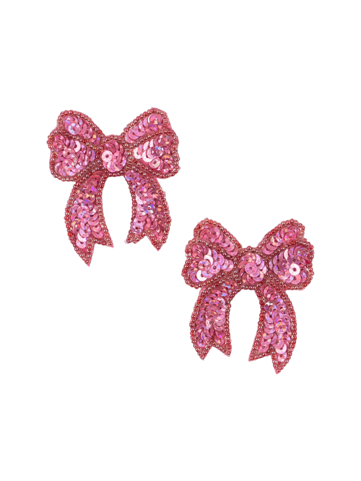 Set of Sequin Bow Clips Hair Accessories Konges Sløjd