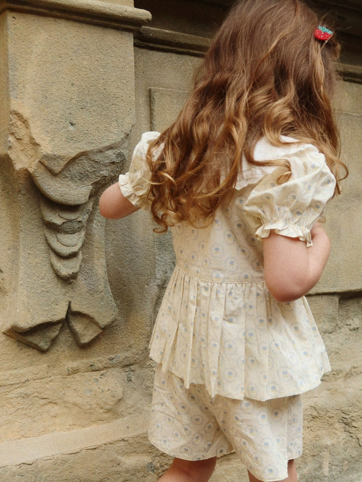 Set of Strawberry Beaded Hair Clips Hair Accessories Konges Sløjd
