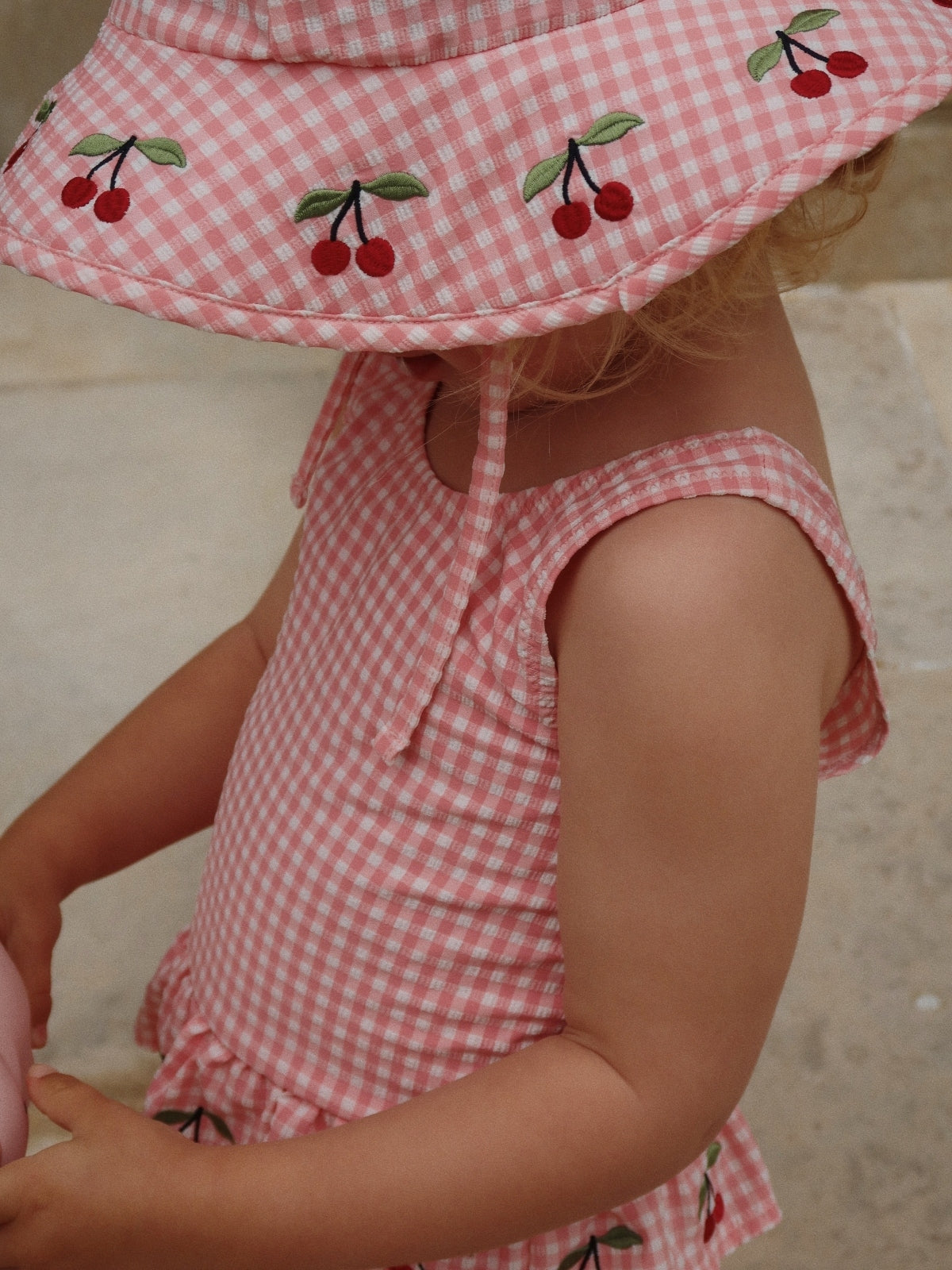 Soline Gingham Swim Hat Hats Konges Sløjd