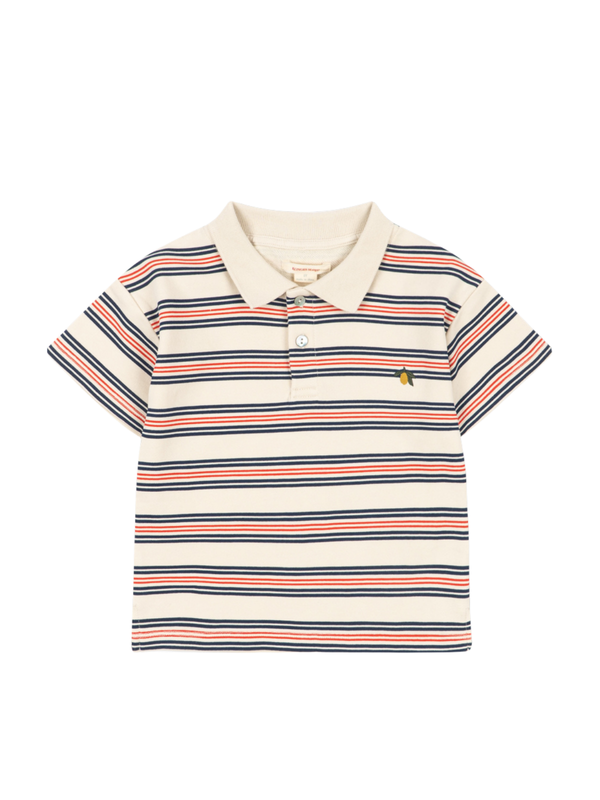 Sporty Stripe Polo Tops Konges Sløjd