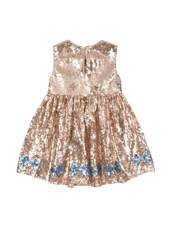 Starla Sequin Bows Dress Dresses Konges Sløjd