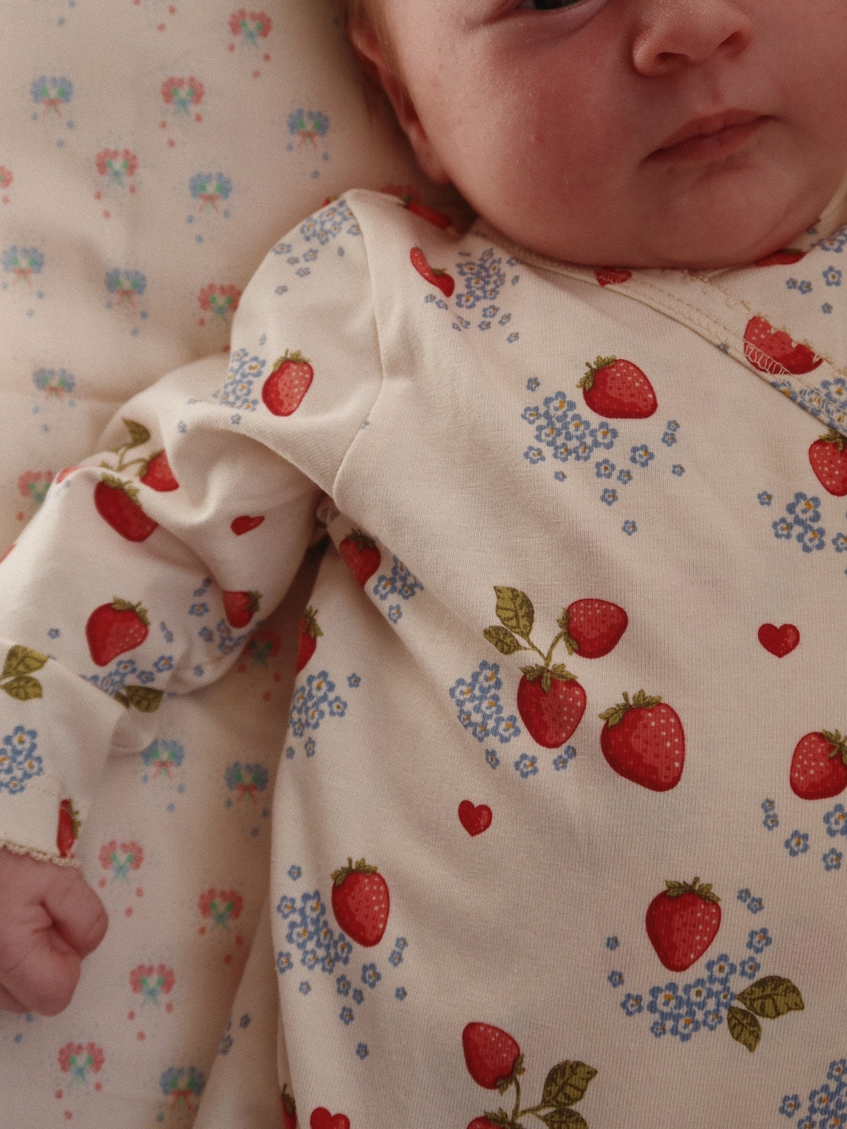 Strawberry Print Romper Rompers Konges Sløjd