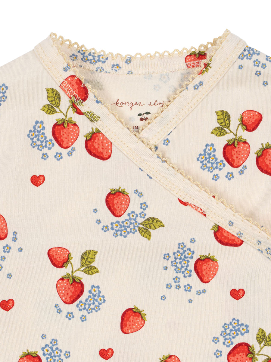 Strawberry Print Romper Rompers Konges Sløjd